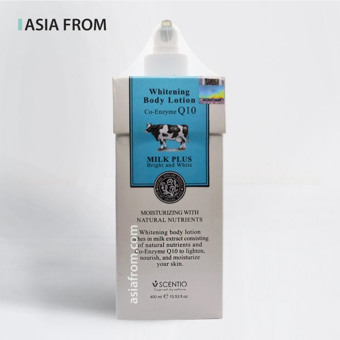Лосьон для тела SCENTIO Whitening Body Lotion Q10, 400 мл