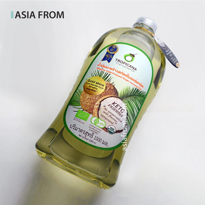 Нерафинированное кокосовое масло TROPICANA, 1000 мл — изображение 2