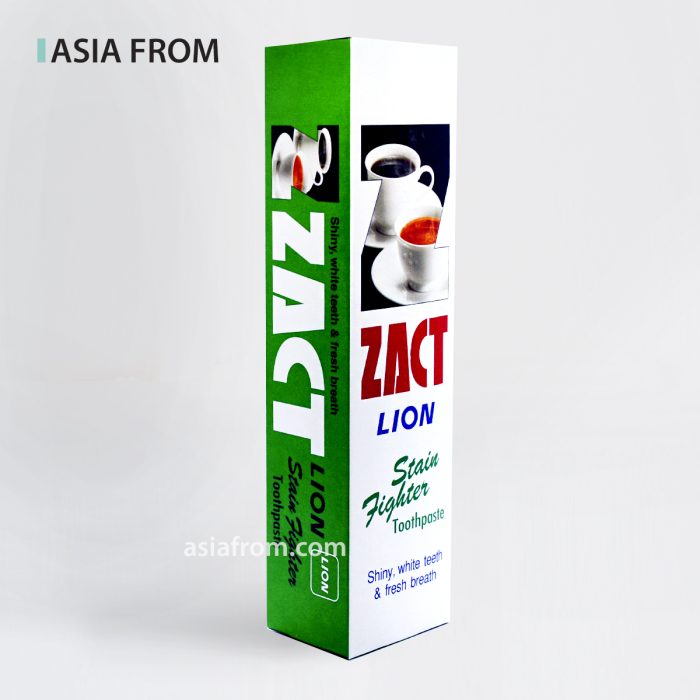 Зубная паста отбеливающая ZACT LION Stain Fighter, 160 г