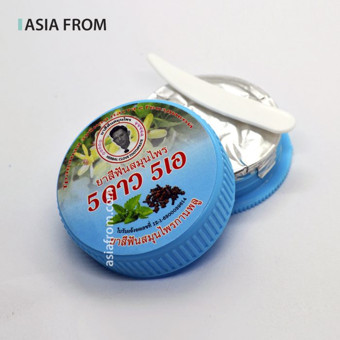 Зубная паста с гвоздикой мятная 5 STARS Herbal Clove, 25 г — изображение 2
