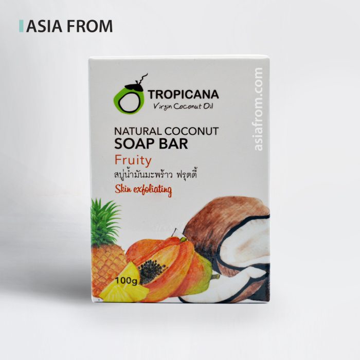 Мыло Отшелушивающее TROPICANA Coconut Soap Bar Fruity, 100 г