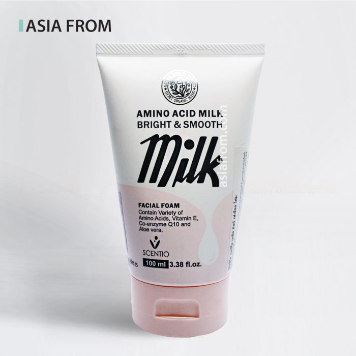Молочная пенка для умывания SCENTIO Amino Acid Milk, 100 мл