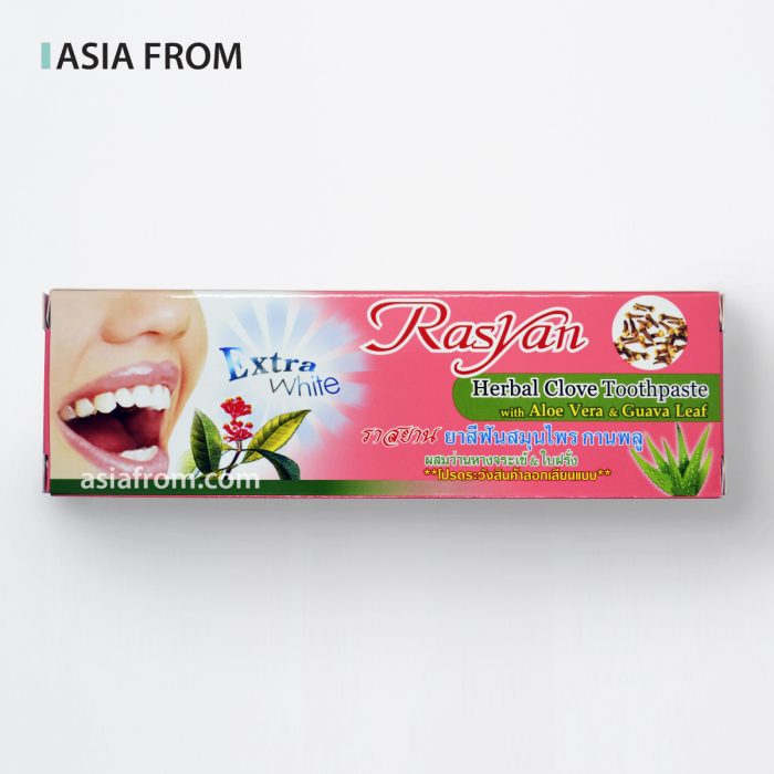 Зубная паста Rasyan HERBAL Extra White, 100 г