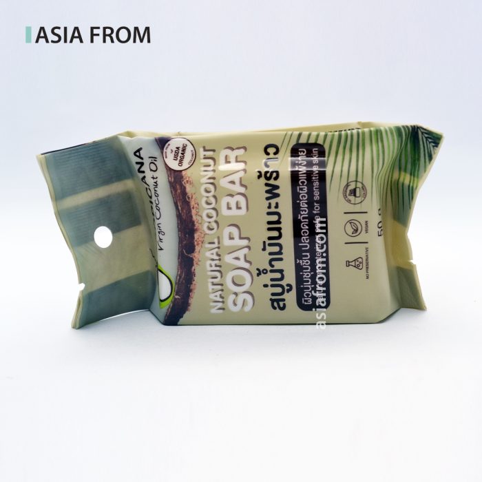 Кокосовое мыло TROPICANA Coconut Soap Bar, 50 г — изображение 2