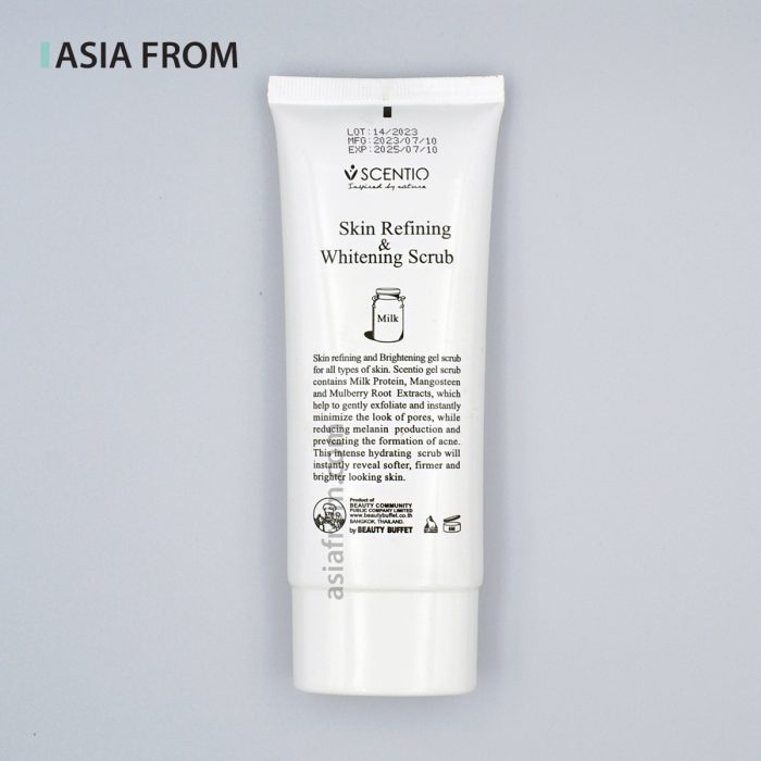Скраб-скатка SCENTIO Skin Refining & Whitening Scrub, 100 мл — изображение 3