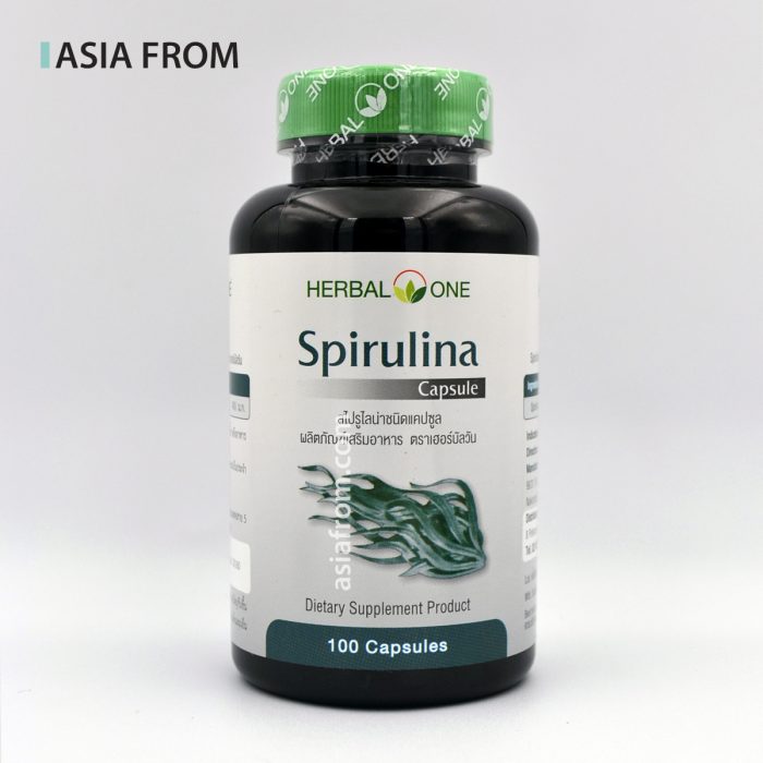 Капсулы Спирулина HERBAL ONE – суперфуд для иммунитета, энергии и детокса