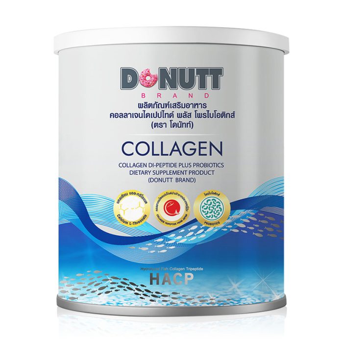 Коллаген с пробиотиками для кишечника и кожи – Donutt Collagen Dipeptide Plus Probiotics, 120 г